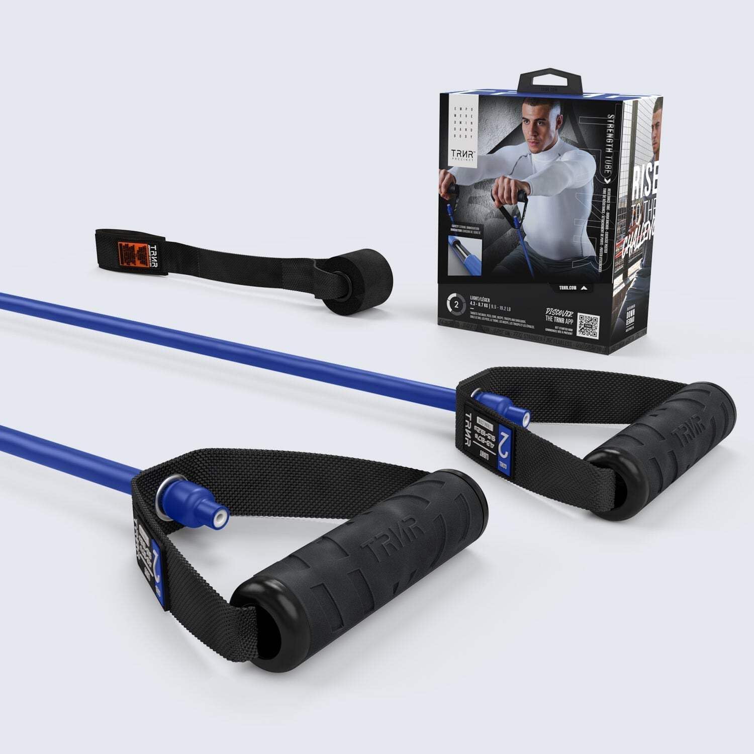 

Trainer Strength Tube Strength STRENGTH TUBE Training Tube with Handle Set for Muscle Shoulder Light [TRNR] (Single Item/5 Levels) Training, Diet,