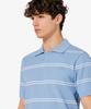 LACOSTE Men'S Open Collar Pinstripe Short Sleeve Sweater Polo Shirt Ph396E-56G Aey