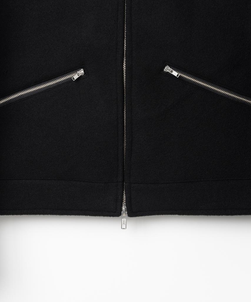 Millo Archive Oblique Wool Blouson [Black]