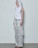 Lige Front Zip Cargo Pants Ash Gray