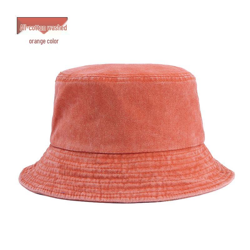 Vintage Hip-Hop Bavlněný Kbelíkový Klobouk