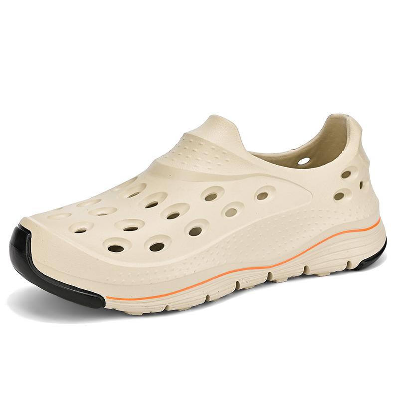 Summer Lightweight Mens Sandals EVA Garden Shoes Men Soft Cover Toes Sandals Comfortable