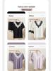 2025 Women's Summer Two-Piece Pajama Set: Short-Sleeved Top with Built-in Bra and Shorts, Outdoor-Friendly Pure Desire Style.