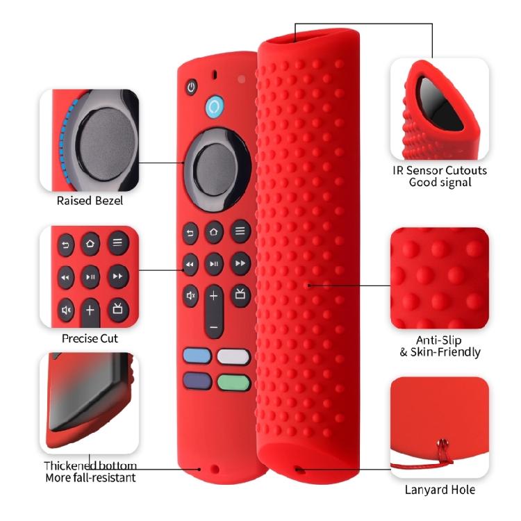 Fall Proof Silicone Case for Fire TVStick 4K 2023 Remote Controller Case