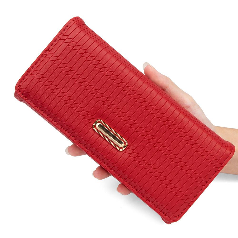 Pu Long Wallet For Women With Multiple Card Slots And Coin Pocket For Daily Use