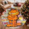 Garfield Pattern Round Rug, Indoor/Outdoor Mat, for Picnic, Gameroom, Bedroom, Office, Living Room, Home Decor Carpet, Birthday Gift