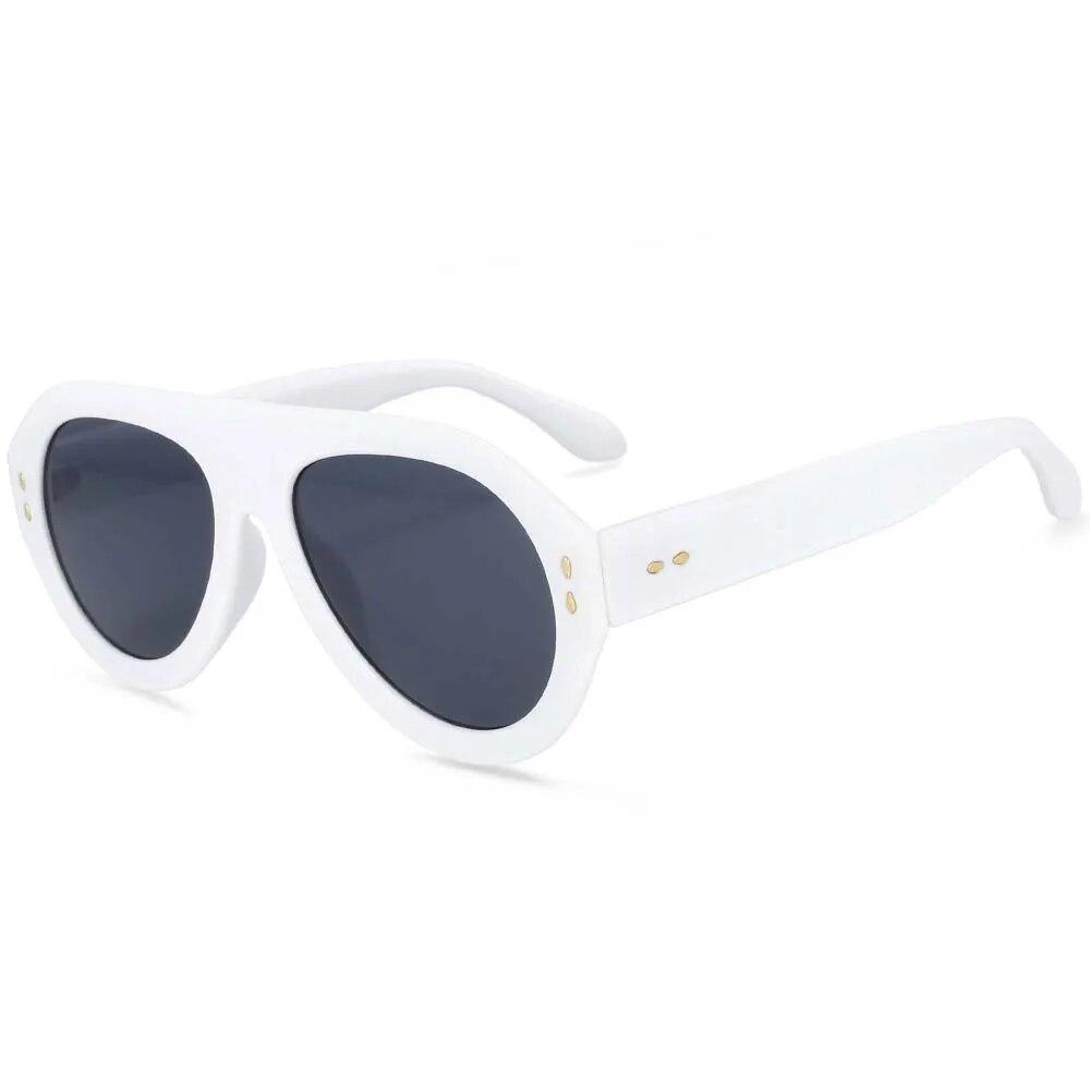 Oversized Sunglasses Fashion Women Brand Goggle Shades Uv400 Vintage Glasses