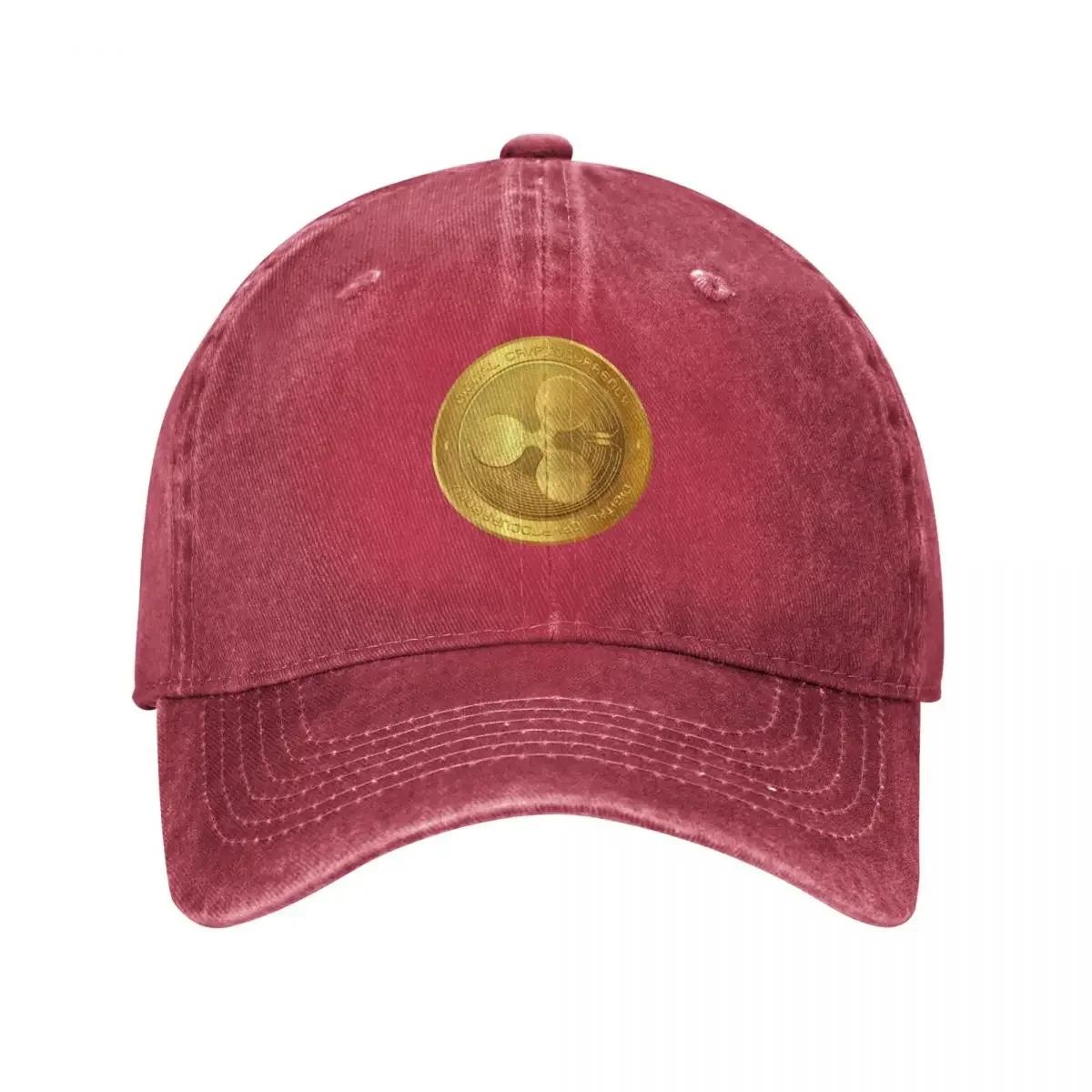 XRP cryptocurrency XRP LOGO Baseball Cap Sunhat Bobble Hat Trucker Cap Hip Hop Sun Hats For Women Unisexs