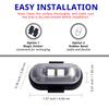 RGB LED Portable Party Lights Remote Control Wireless Lighting Rechargeable Car Footwell Light Under Glow Kit Accessories Gift