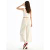 High Waist Calf-Length Denim Pants Women'S Retro Washed Harajuku Wide Leg Jeans Casual Loose Y2K Streetwear Mid Long Denim Jeans