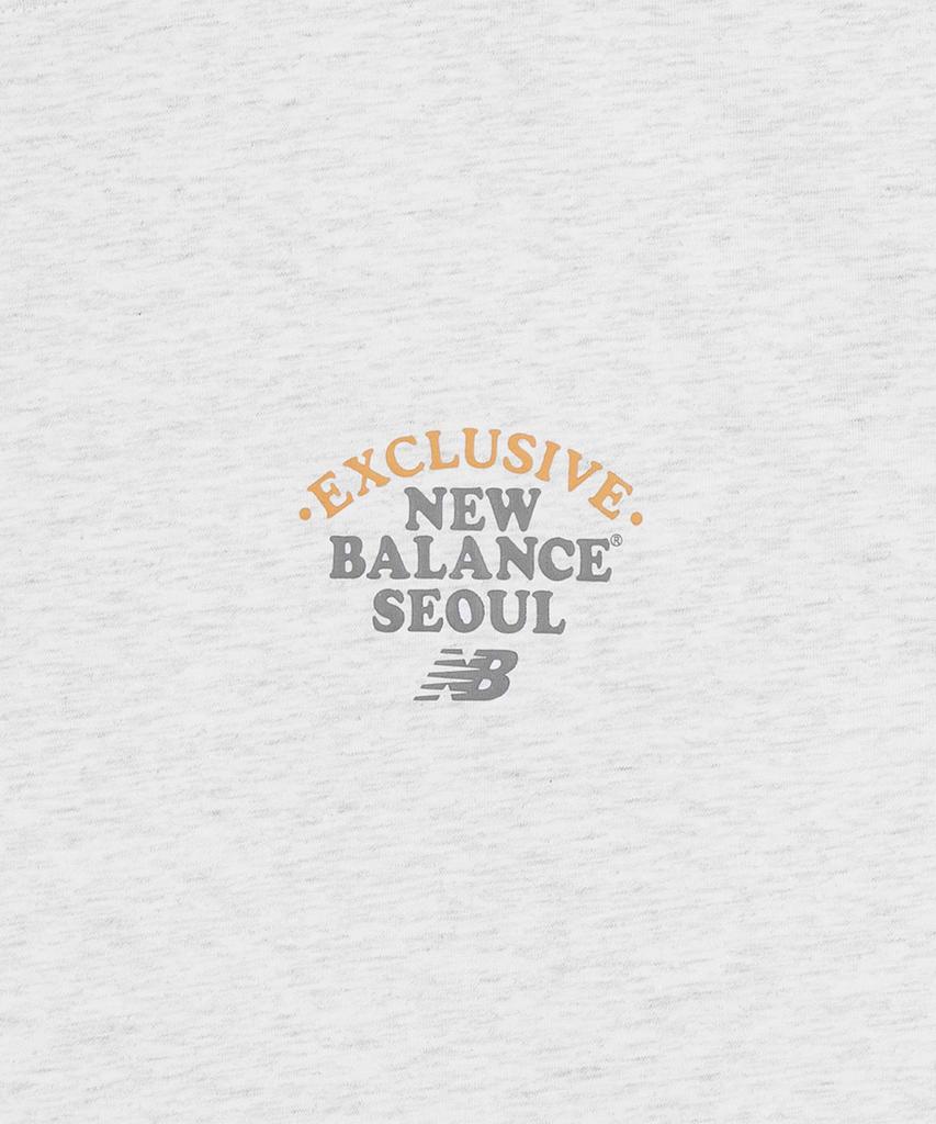 Nyuballanseu Nbneg3A073 / Uni Nb Seoul Landmark Short Sleeve T-Shirt (L/Gray)