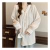 NaVaVa Women LoVely Frill Ribbon V Neck Long sleeVe Blouse Nb2329