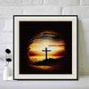 New Arrival 5D DIY Full Circle Diamond Painting "Cross" Embroidery Cross Stitch Home Decor Gift
