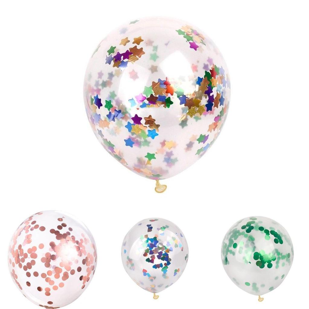 Eye-catching 12" Confetti Balloon Latex Helium Enhances Any Party With Colorful Charm