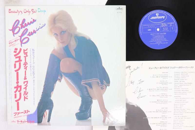 

LP Record CHERIE CURRIE Beautys Only Skin Deep RJ7319 MERCURY 1977 Japan Obi Rock Used