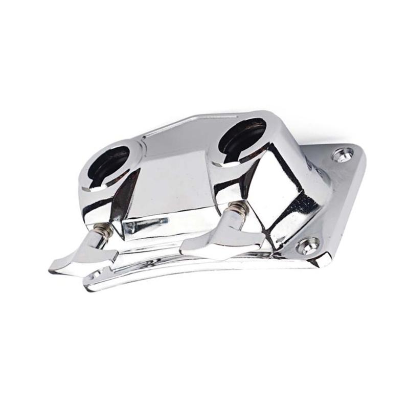 Double Hole Drum Connector Replacement Cymbal Holder Clamp Cowbell Mount Bracket Drum Accessory Easy to Install