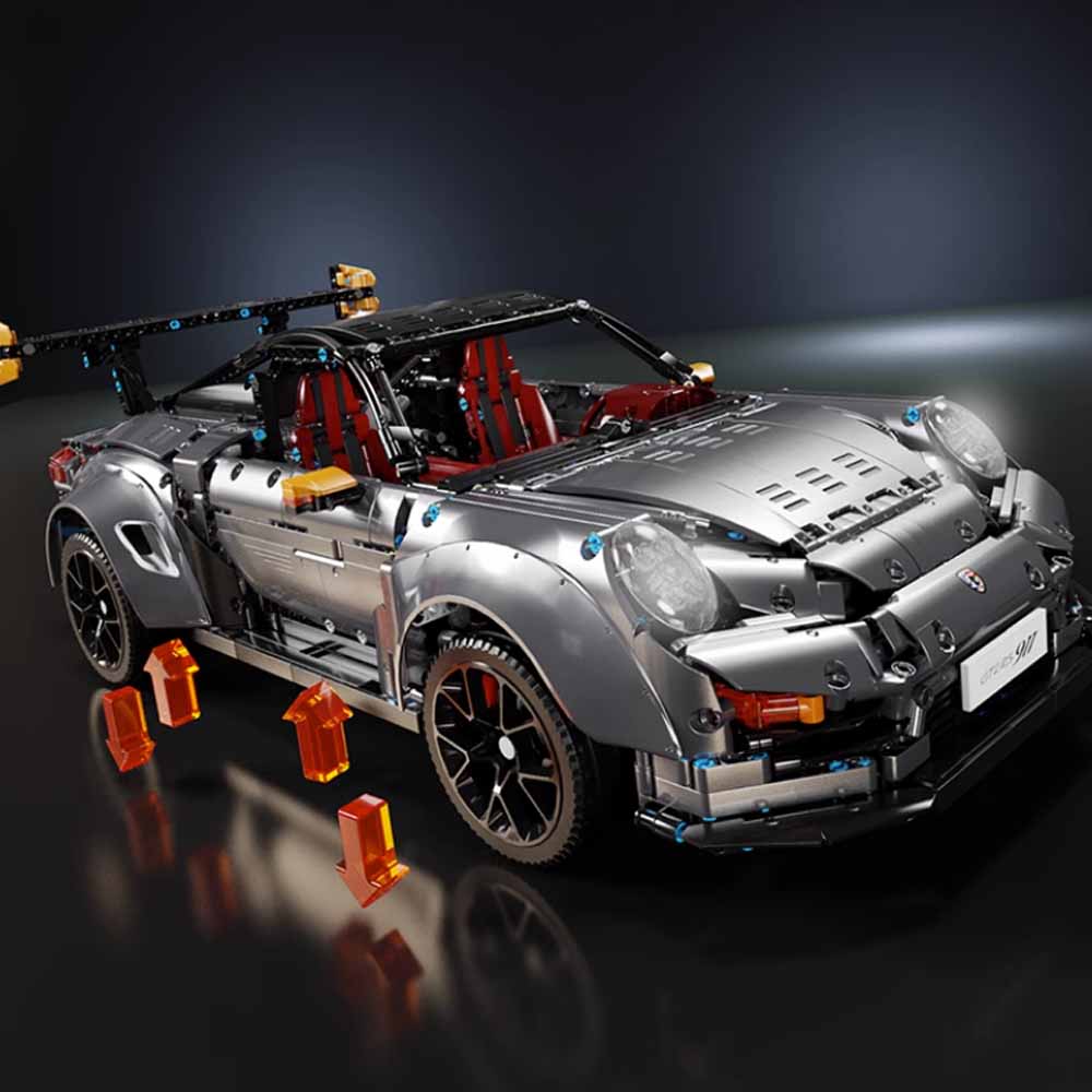 3389PCS Compatible MOC T5026 Model High Tech Sport Super Racing Car Toy Set Building Block Brick Boy Children Kid Christmas Gift