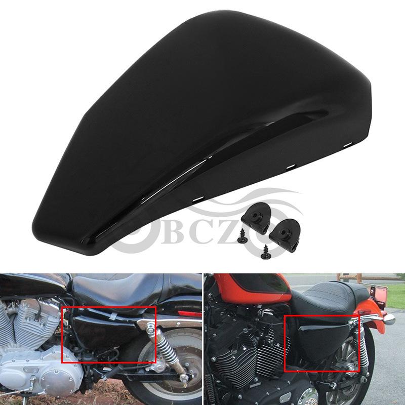 Harley XL883 XL1200 X48 Motorcycle Left ABS Battery Cover (2004-2013) Battery Cover