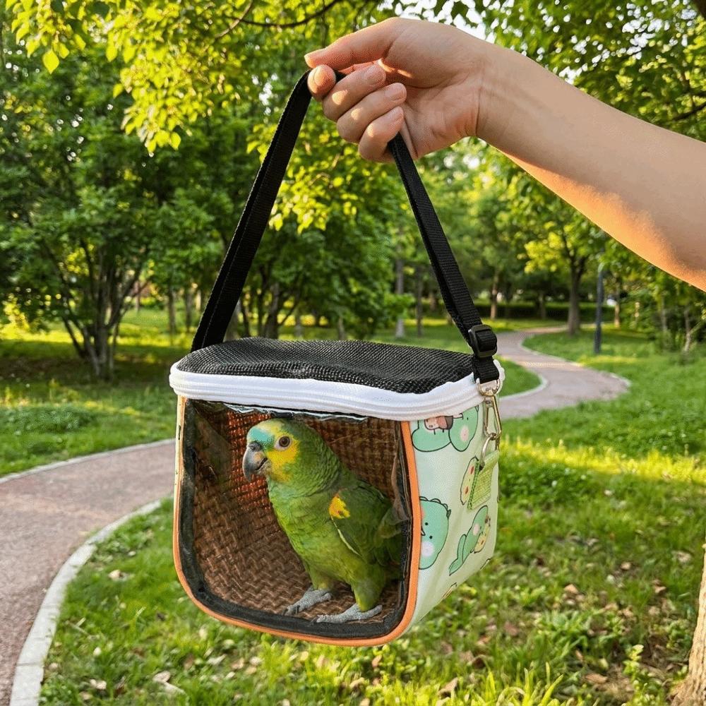 Breathable Pet Travel Bag Cooling Lizard Outdoor Bag Lightweight Hamster Carrying Pouch Vet Visit