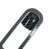 For Mercedes Benz C Class W206  Co-pilot Glove Box Switch Frame Carbon Fiber Pattern Stickers Cover Interior Car Accessories