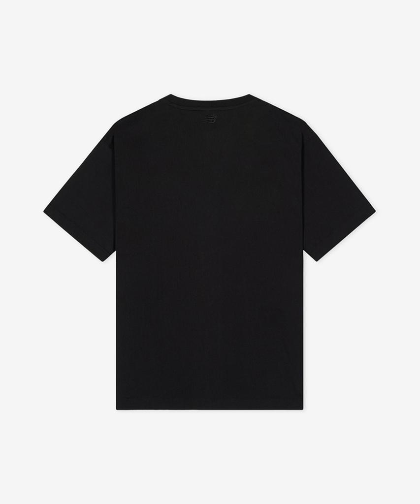 Nyuballanseu Nbneg21403 / Uni Essential Center Logo Short Sleeve T-Shirt (Black)