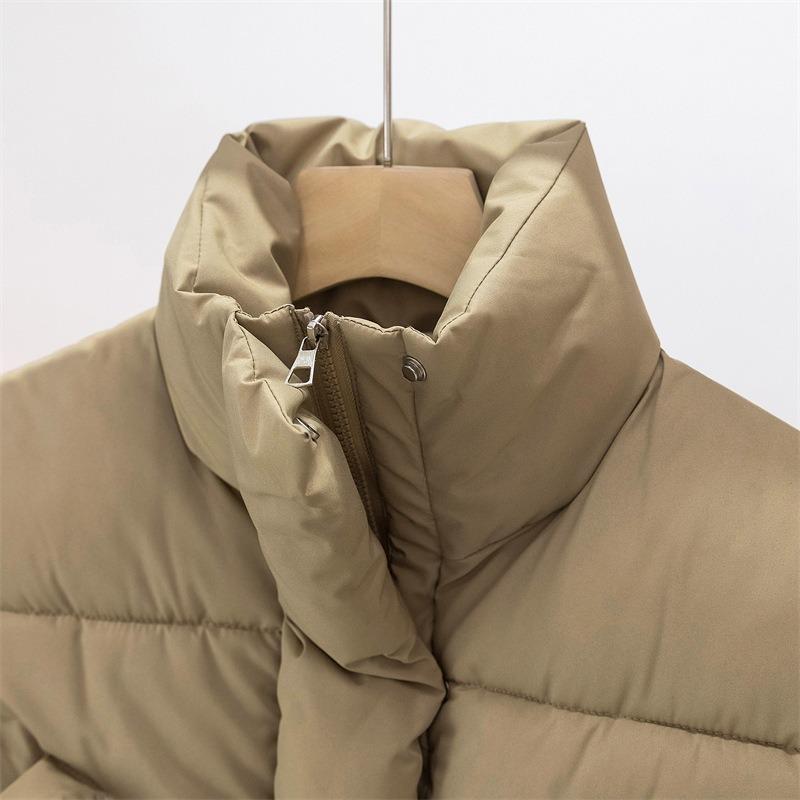 Bavlněná vesta dámská stojáček zahuštěná volná krátká malý voňavý vítr bez rukávů bavlněná vesta kabát vlna