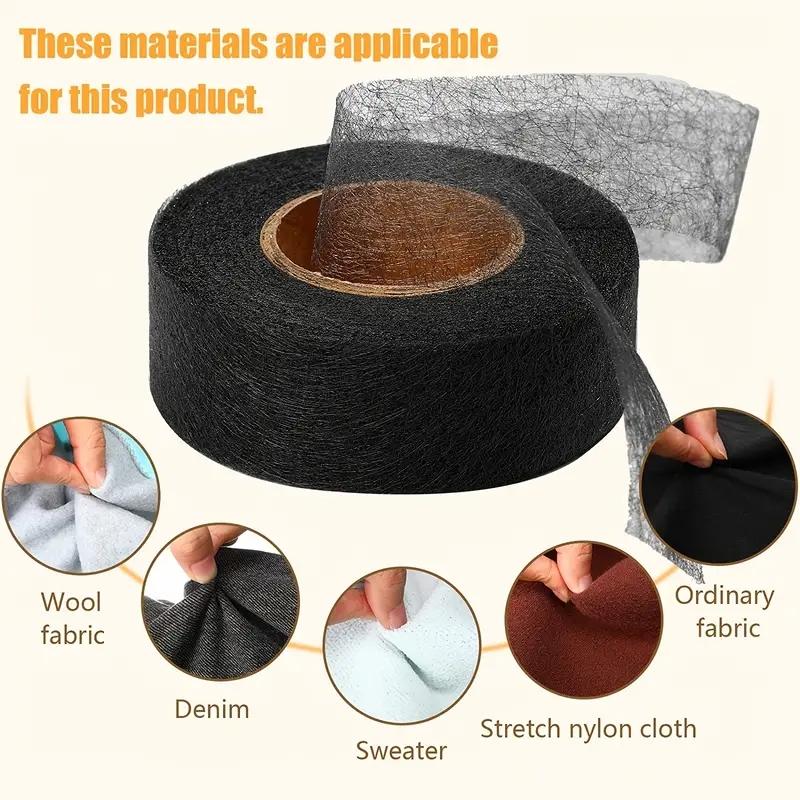 64 Meters White Double Sided Interlining Sewing Accessory Adhesive Tape Cloth Apparel Fusible Interlining DIY Accessories Patchwork