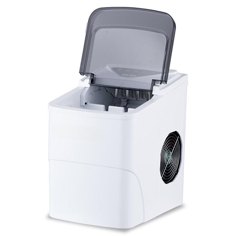 

Полностью автоматический мини-бытовой льдогенератор Маленькая коммерческая электрическая машина для льда белый