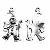 Snowmen Charms Snowflake Pendants For Winter Christmas Themed Jewelry