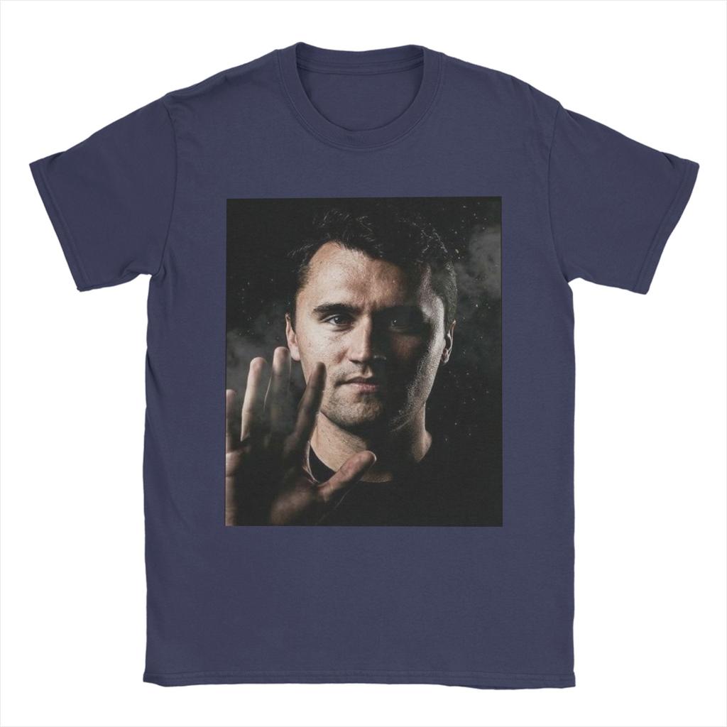 Unisexs Womens Charlie Kirk Shirt Cotton Print Tee Shirts Clothing Outfits