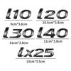 Car Sticker For I30 I40 I10 I20 Ix25 Ix35 N Line Glossy Black Logo Letter Decoration Emblem Rear Trunk Badge Auto Accessories