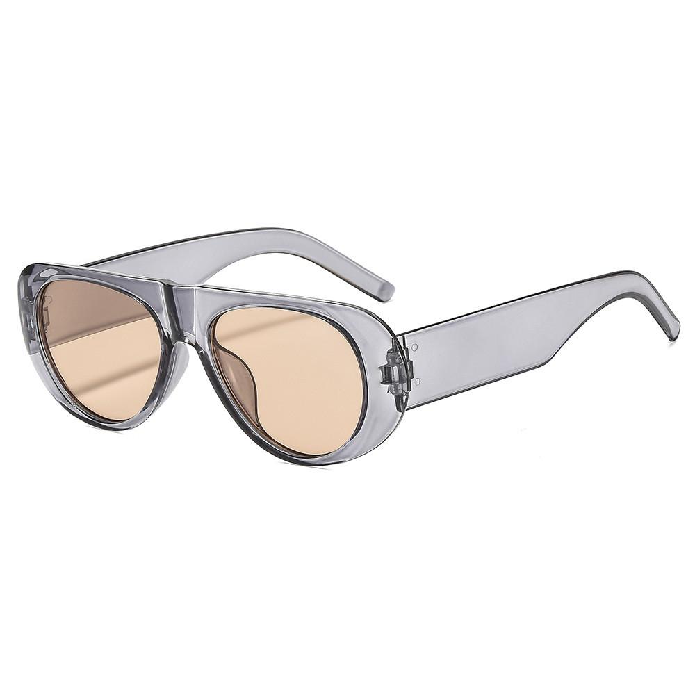 Trendy Big Frame Polarized Sunglasses With Ac Lenses For Travel And Parties