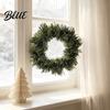 Künstlicher Weihnachtskranz Norfolk-Tanne für Haustür Unechte Grüne Nadeln Natürliche Optik Kranz Winter Bauernhaus Feiertags-Hänge-Dekoration Veranda Fenster