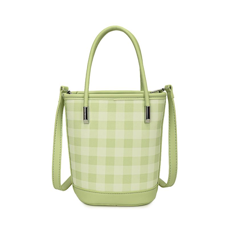 2025 Минималистичная ретро-шик сумка-ведро через плечо и на плечо светло-зеленый