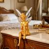 Decorative Ornament, Flower Fairy Design Small Decorative Sculpture, Home Living Room Bedroom Office Table Decoration