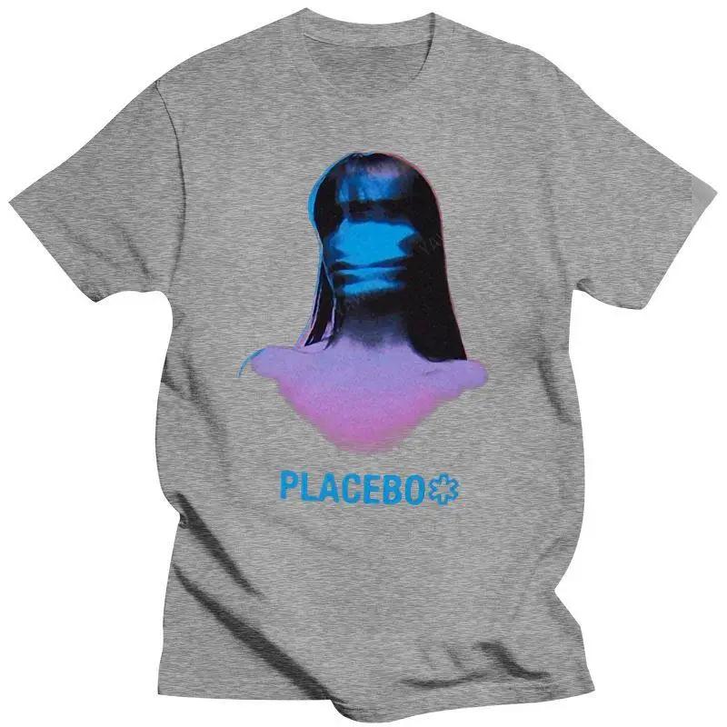 Men Summer Tshirt Funny Print Short Sleeve Placebo Purple Girl Meds Album Art Tshirt New Adult Soft Fitness Tee Shirt