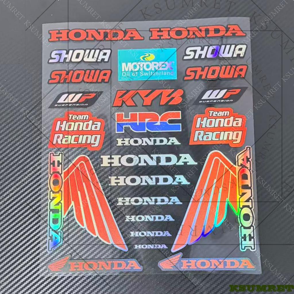 For Laser Honda CBR Fireblade Motorcycle Stickers RR-R SP HRC Racing Logo Decal Waterproof