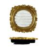 Ornate Ring Holder Display with a Round Padded Layout for Jewelry Counters, Livestreams, and Product Photography