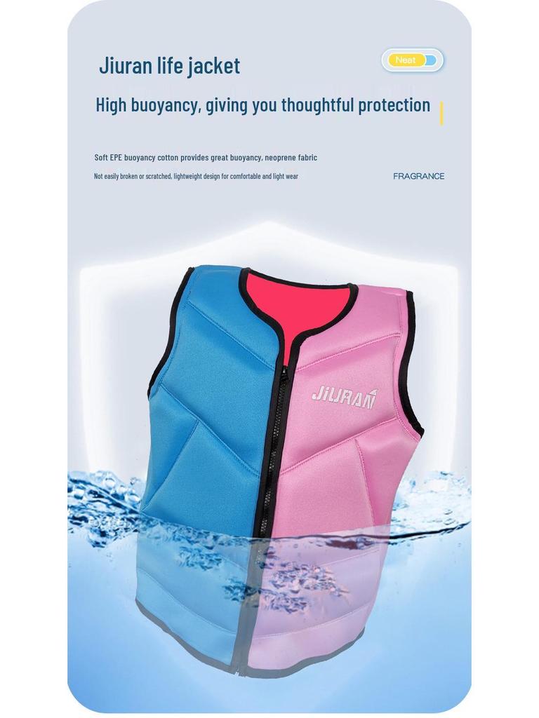 Adult Marine Buoyancy Vest for Swimming, Diving, and Fishing