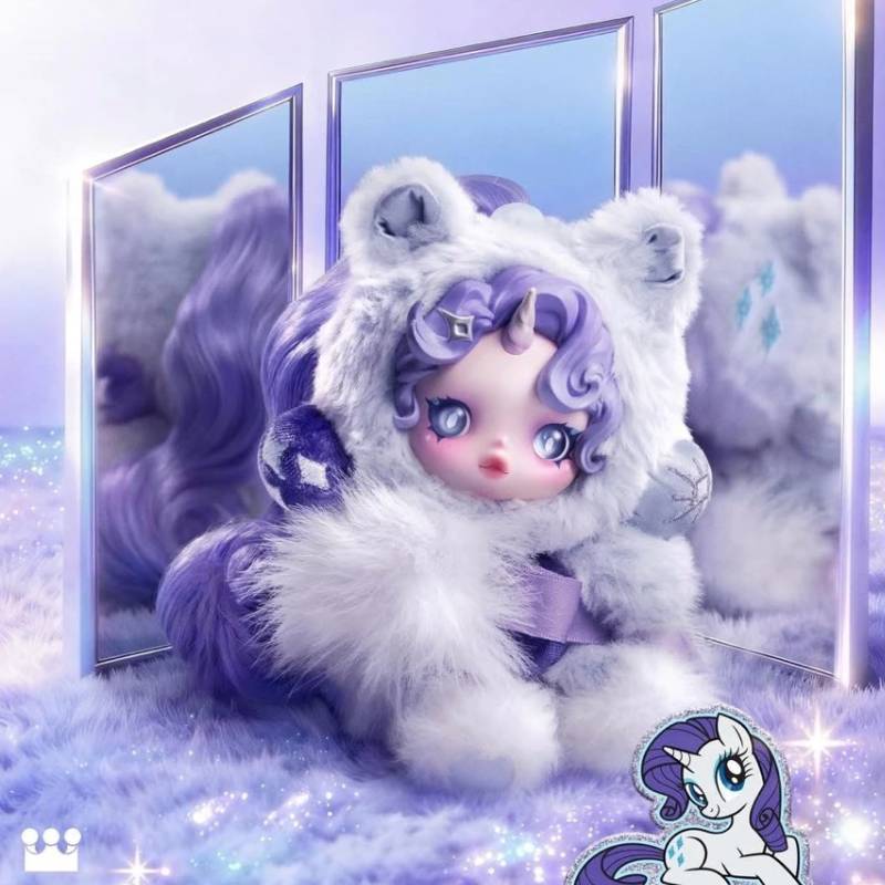 Skullpanda X My Little Pony Pluche Speelgoed Blind Box Met Zacht Pluche Materiaal Voor Kinderen En Verzamelaars