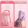 Pencil Box 3 Layers Large Capacity Canvas Student Portable Stationery Bag with Pen Slots Daily Use