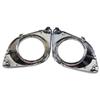 2Pcs Fog Light Trim Set Left and Right Chrome Plastic For 2009-2012 Toyota Venza