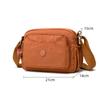 Borsa a tracolla casual versatile multistrato in nylon impermeabile Borsa da viaggio leggera Borsa da mamma per donne