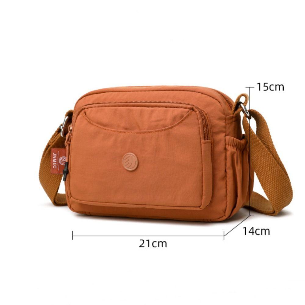 Borsa a tracolla casual versatile multistrato in nylon impermeabile Borsa da viaggio leggera Borsa da mamma per donne
