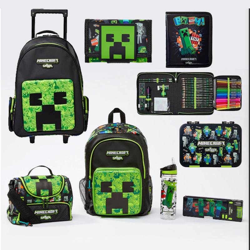 Smiggle My World Backpack: Large, Multi-Functional School Bag for Grades 1-6 In Australia