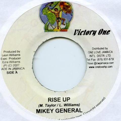 

7inch Record MIKEY GENERAL / NICKY SILK, FIRE KE - Rise Up / Free Victory One 2007 Jamaica Reggae, Ska & Dub