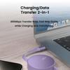 Retractable PD 240W USB Type C to Type C Fast Charging Cable Mobile Phone Data Cord USB C to USB C For iPhone 16 Samsung Xiaomi