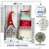Diamante ricamo albero di Natale Babbo Natale pupazzo di neve 5D pittura diamante fai da te punto croce strass