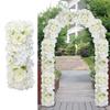 Realistic Silk Flower Decoration For Wedding Reception Anniversary Party Backdrop Wall Decors Ceremony Arch Layouts