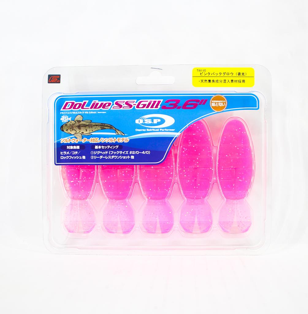Leurre souple o.s.p dolive shad 3.5 - 9cm - par 6